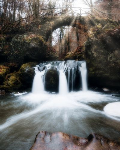 Waterfall Luxembourg 2 by Ronald Looijestijn