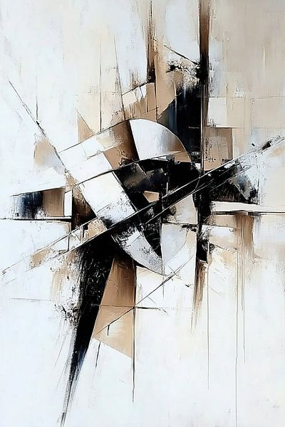 Neutral Accents | Abstract Geometry in Beige by Zen and More