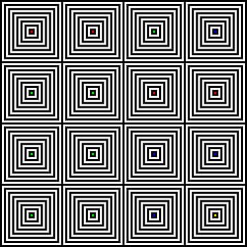 Nested | Center | 04x04 | N=08 | Random #02 | RGBY van Gerhard Haberern