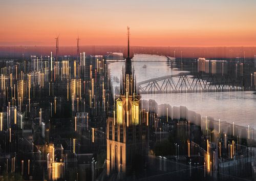 Panorama von Nijmegen