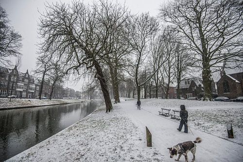 Het sneeuwt in Utrecht