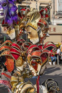 Carnavalsmaskers in Venetië
