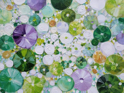 Abstract floral garden bloom