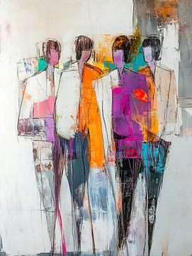 Figures Painting | Coming Together with Colours