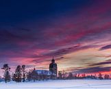 Een kerk gevangen in de zonsondergang van Hamperium Photography thumbnail