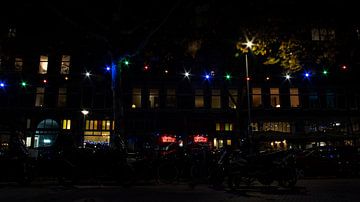 Deliplein Teater Walhalla Rotterdam by Night van Customvince | Vincent Arnoldussen