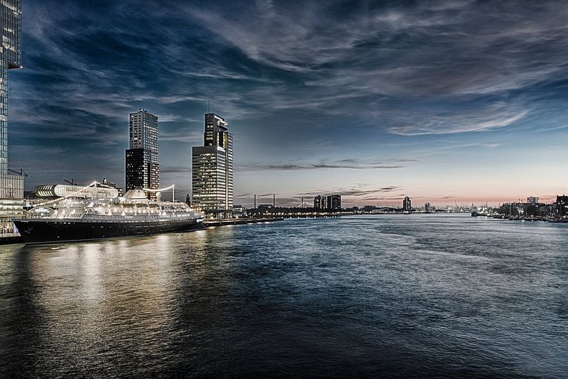 Rotterdam Skyline in HDR van Brian Morgan