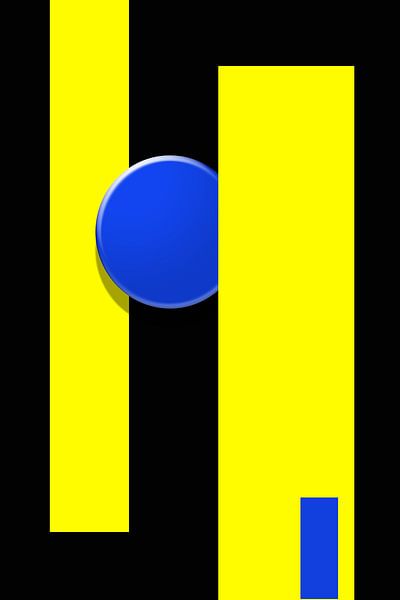 Blauwe druppel 1.0 van Ingo Laue