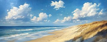 Coastal Whisper by Abstract Painting