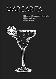 Skizze eines Margarita-Cocktails von Ratna Mutia Dewi