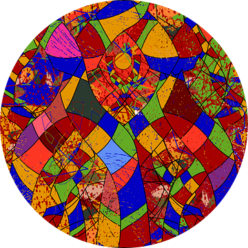 Abstract geometrisch pad van EL QOCH
