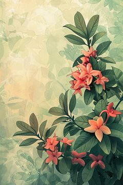watercolor plant by haroulita
