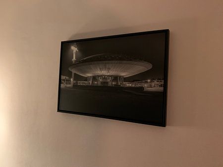 Evoluon à Eindhoven - noir et blanc