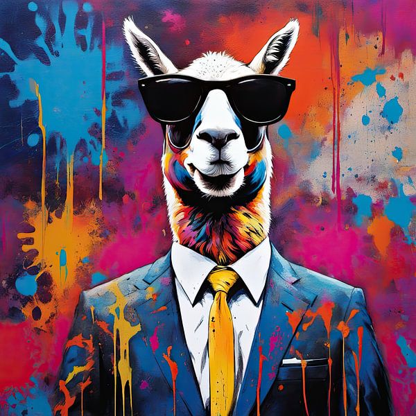 Painting Lama 05.59 by Eye catching paintings
