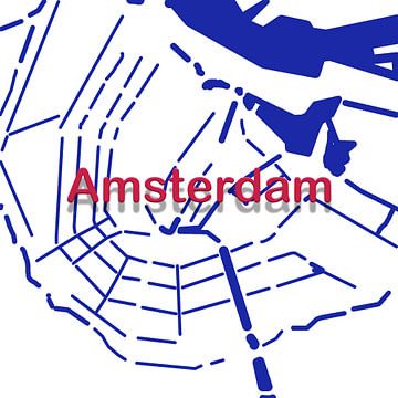 Amsterdamse Grachten van Patrick Herzberg