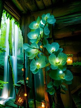 Die grüne Orchidee von TrishaVDesigns