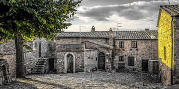 Rocca d'Orcia, Toscane, Italië. van Jaap Bosma Fotografie