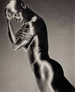 Male Nude Solarised by David Potter