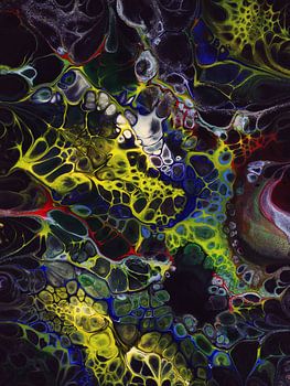 Abstract Acrylic Pouring