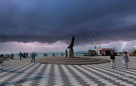 Sand in Thunderstorm by Brian Morgan