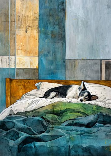 Slapende hond #dier #hond