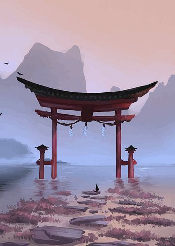 Japanese Cute Funny Cat