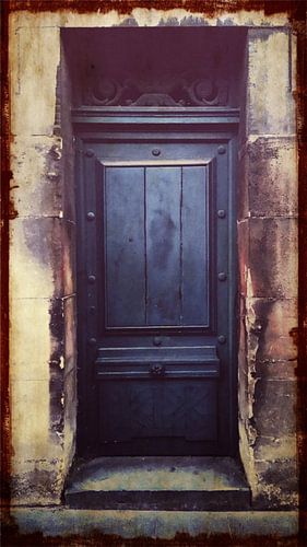 Alte Seitentür an der Rückseite des königlichen Palastes Brüssel, Belgien