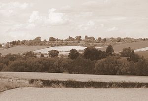 Limburger Landschaft in Sepia
