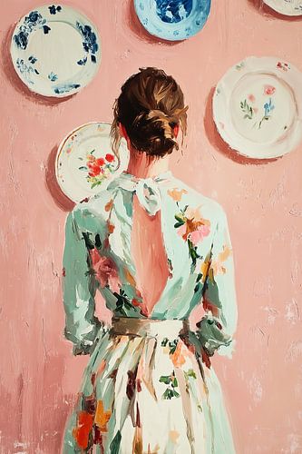 Porselein aan de muur no.2