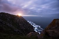 Cabo Finisterre by night