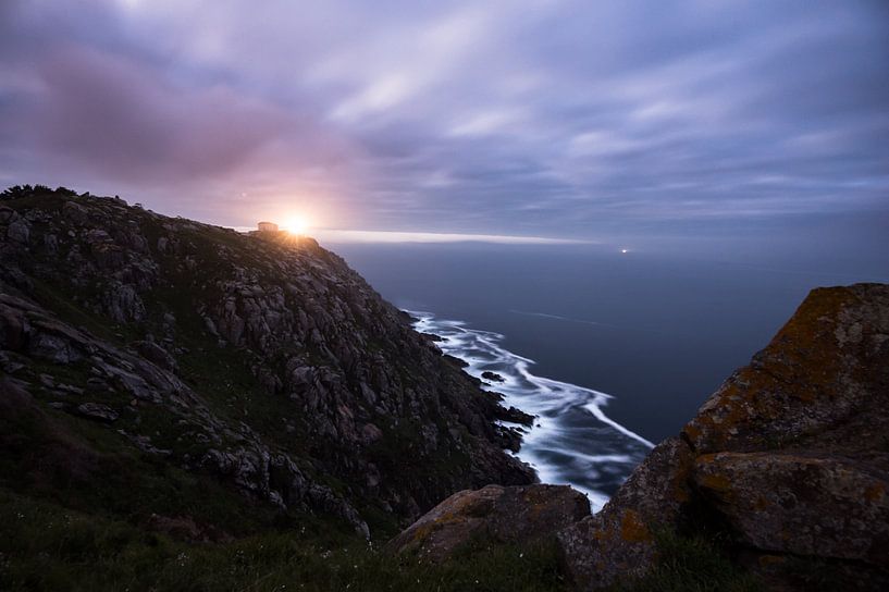 Cabo Finisterre by night by Jeroen Kleverwal