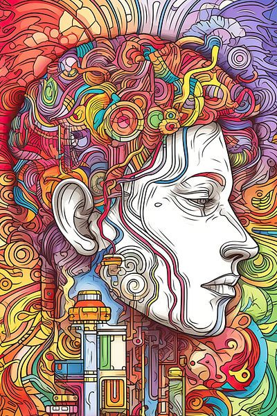 Painting Quantum Ripples by ARTEO Paintings