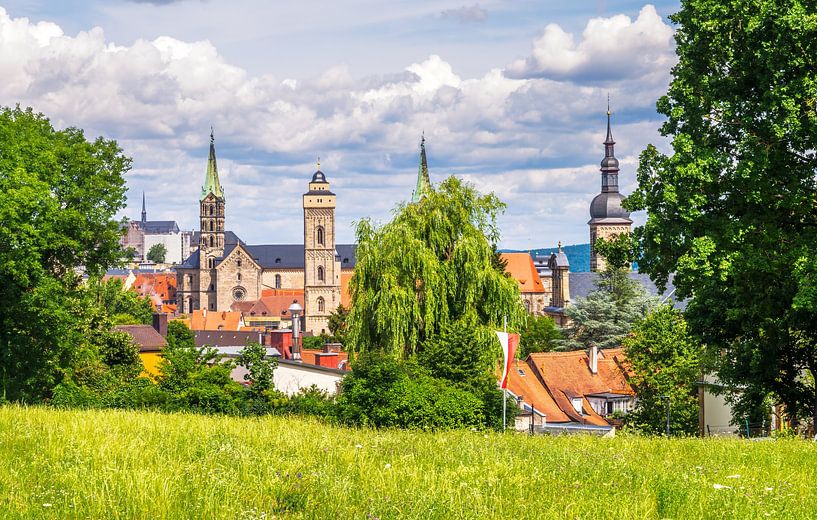 View over the historic old town of Bamberg by ManfredFotos