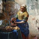 The milkmaid | after the work of Johannes Vermeer by MadameRuiz thumbnail