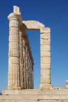 Greece: the temple of Poseidon at Cape Sounion