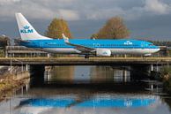 Almost home! Boeing 737-800 of KLM (PH-BXY) taxies towards the terminal after landing on Polderbaan  by Jaap van den Berg thumbnail