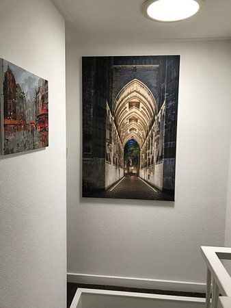 The underpass of the Dom Tower Utrecht.