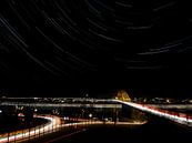 Sterrenfotografie Nijmegen (star trail) van Rutger van Loo thumbnail
