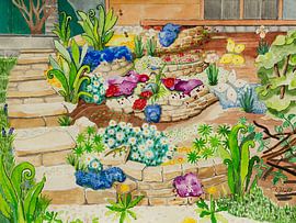 Notre jardin de rocaille sur Renate Kreft