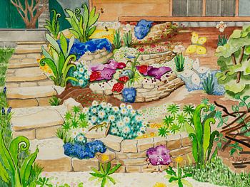 Notre jardin de rocaille