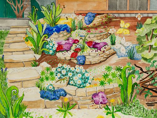 Our rock garden