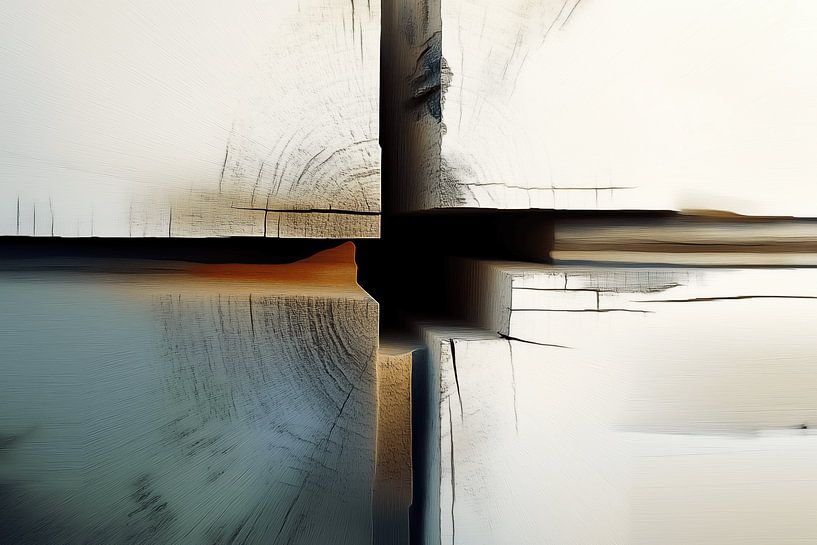 Abstract wood by Ton Kuijpers