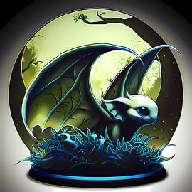 Night wing by Vythryd Arts