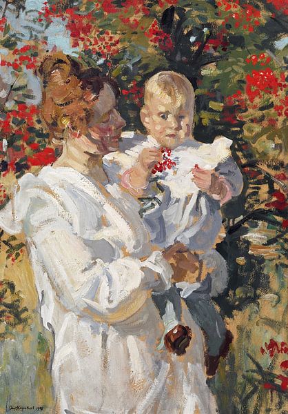 Janis Rozentāls~Under the Rowan tree by finemasterpiece