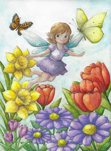 De kleine lentefee van Sandra Steinke