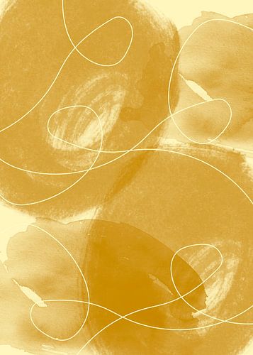 Soleil - Art abstrait moderne