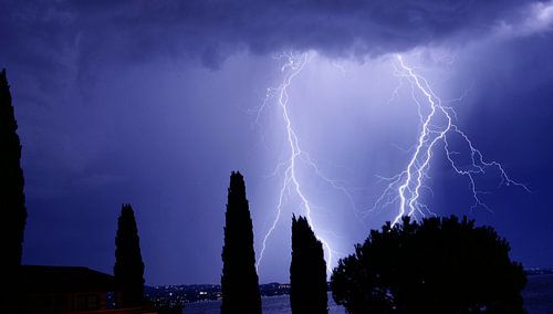 Orages sur le lac de Garde