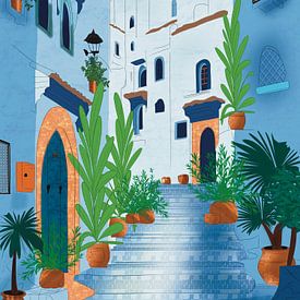 The Blue Pearl of Morocco by Art Prints