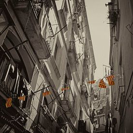 Streets of Barcelona van Marieke Balk