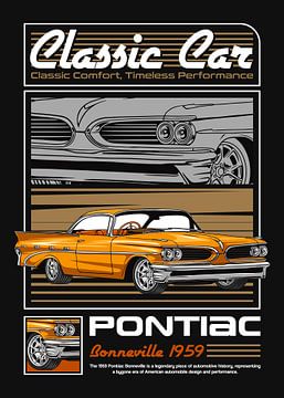 Pontiac Bonneville Muscle Car by Adam Khabibi